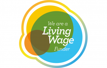 We Are A Living Wage Funder logo