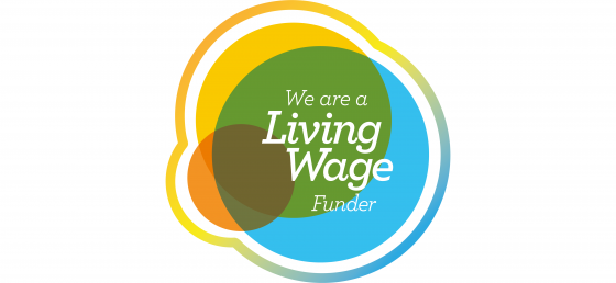 We Are A Living Wage Funder logo